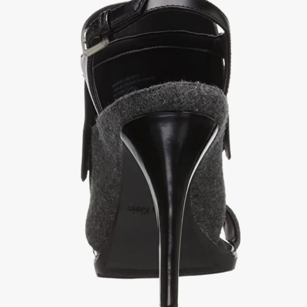Calvin Klein Women's "Marin" Black/Gray Tuxedo Heel Size: 10M - Picture 2 of 7